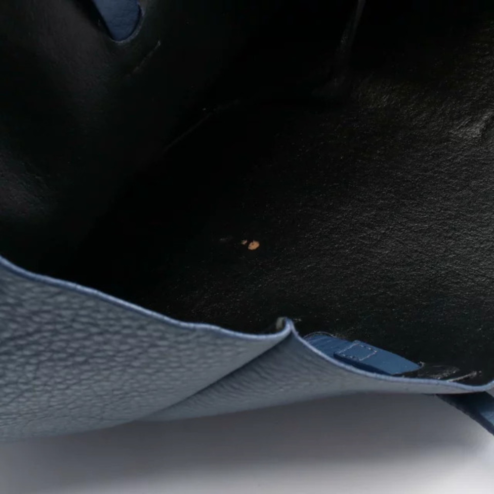 Balenciaga Leather Bag Tote Blue - Picture 10 of 10